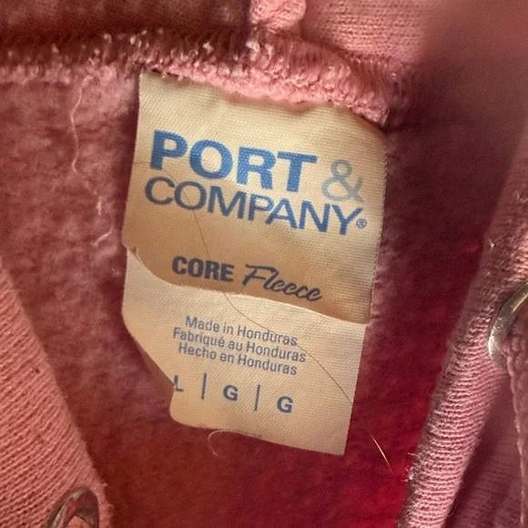 Dolly Parton Pink Graphic "I BEG YOUR PARTON" Pullover Hoodie Large - Picture 5 of 6